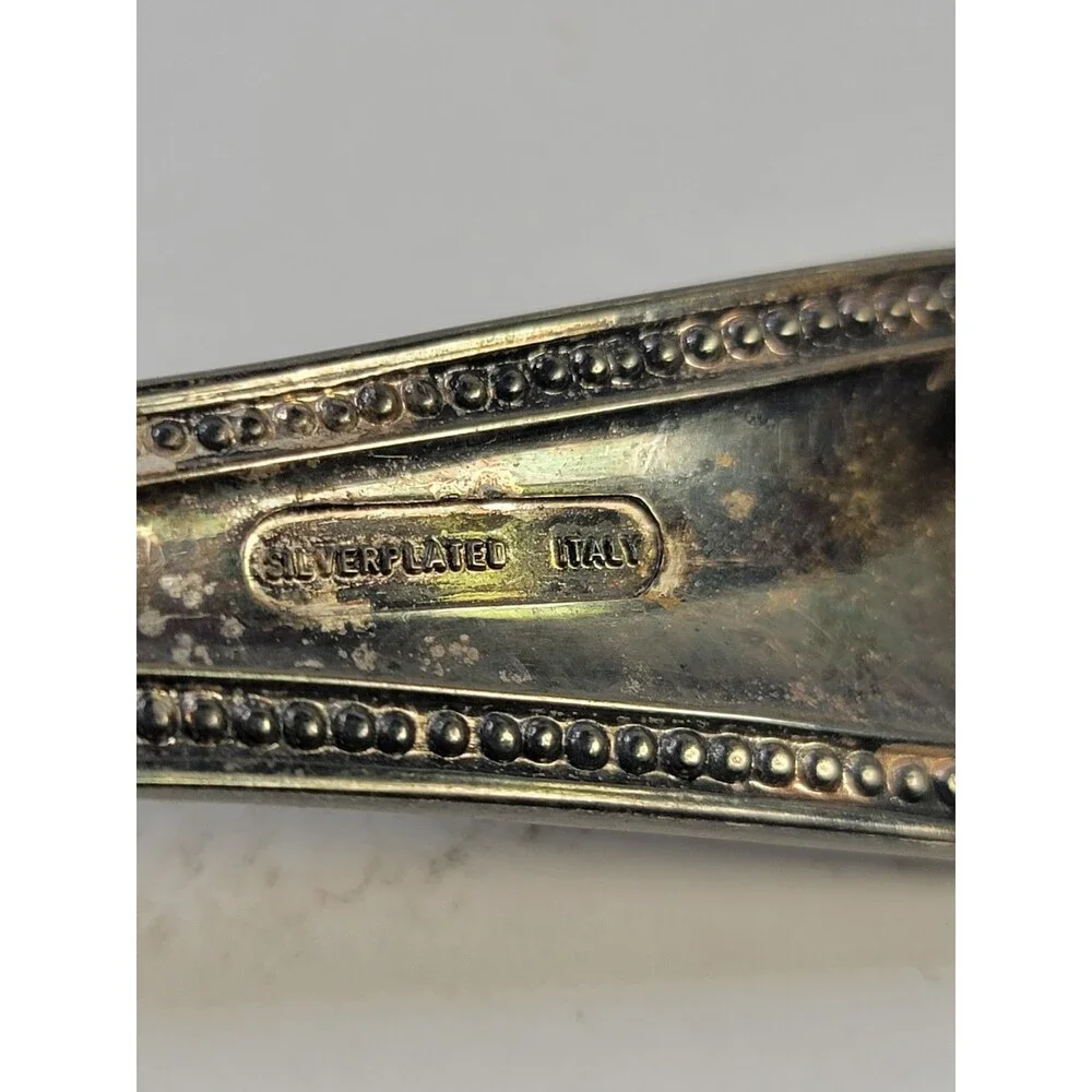 Unbranded vintage silverplated