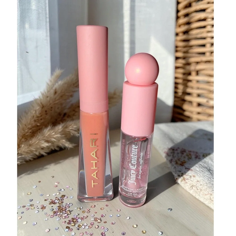 Tahari Lip Gloss & Juicy Couture Cotton Candy Lip Oil - SET!‎ NEW!