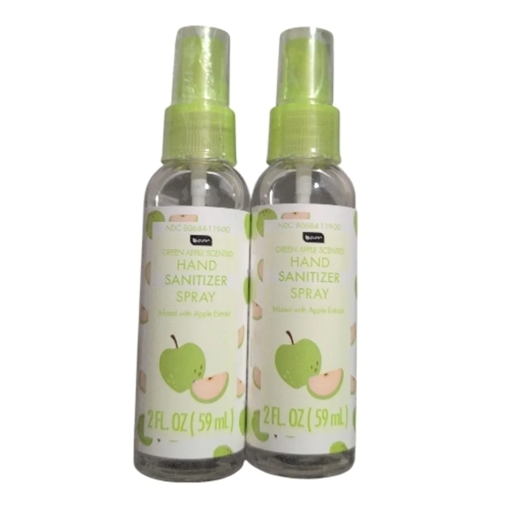 B-Pure Green Apple Scent Hand Sanitizer Spray - 2 Pack