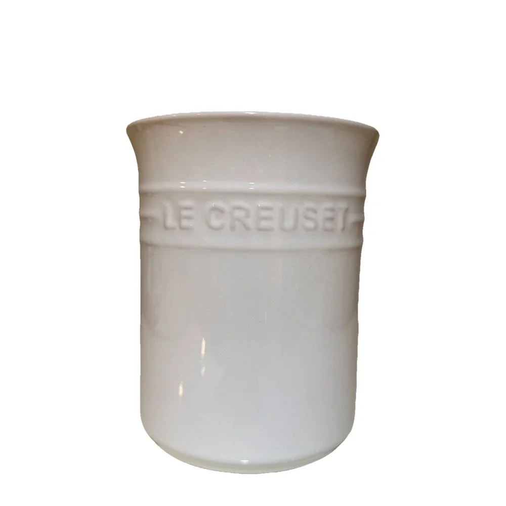 Le‎ Creuset White 1 L Utensil Crock - NEW