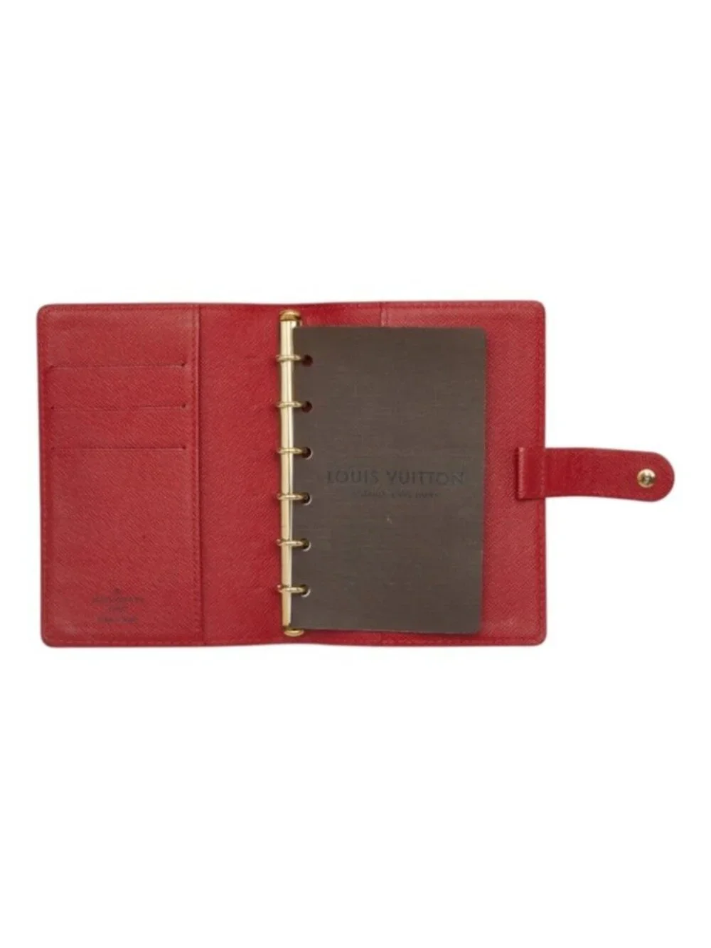 Louis Vuitton Epi Agenda PM Notebook Cover Red Leather