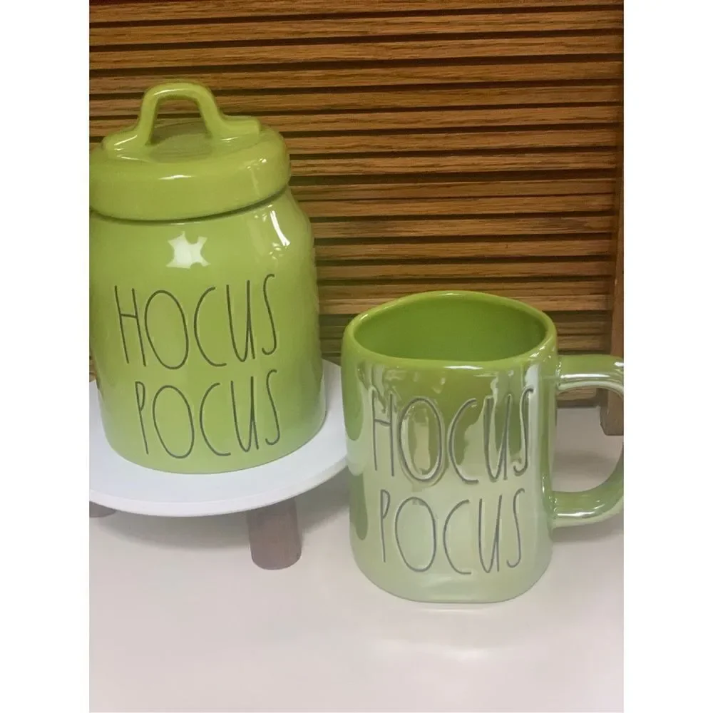 Rae Dunn Hocus Pocus Canister And Mug