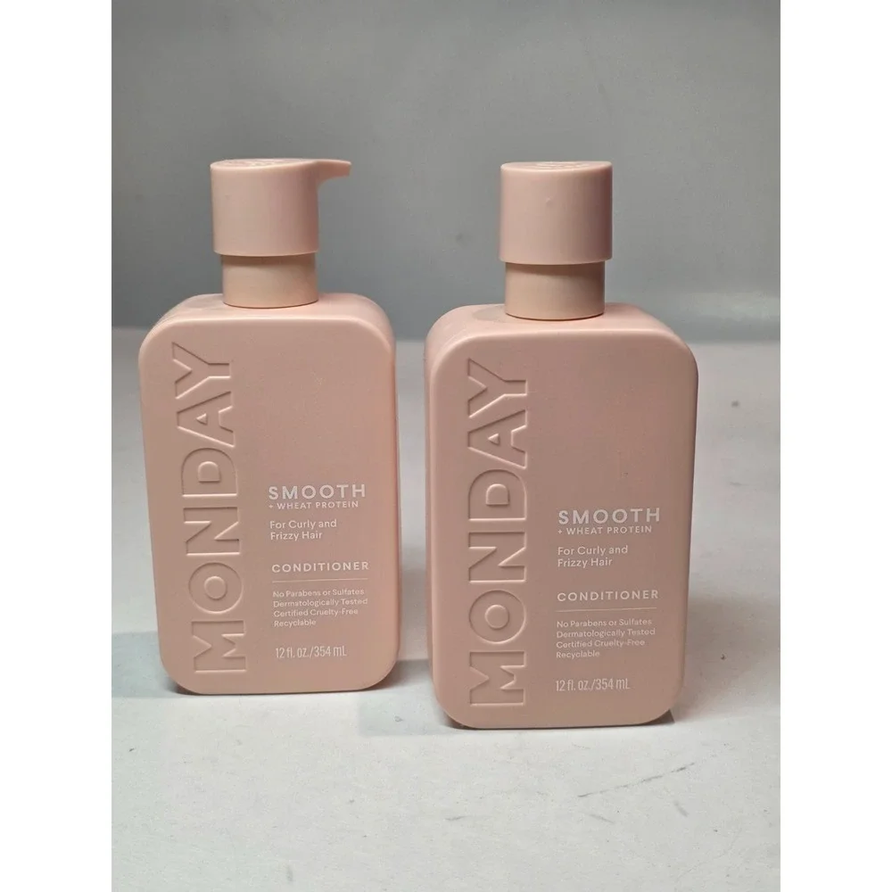 2 Pack MONDAY Haircare Smooth Conditioner 12 fl oz /‎ 354 mL Each New Sealed