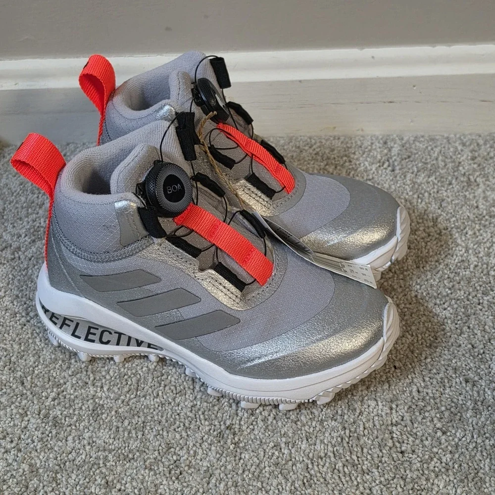Adidas FortaRun BOA ATR Boots Reflective Silver  Grade School Size 12.5Y S23813