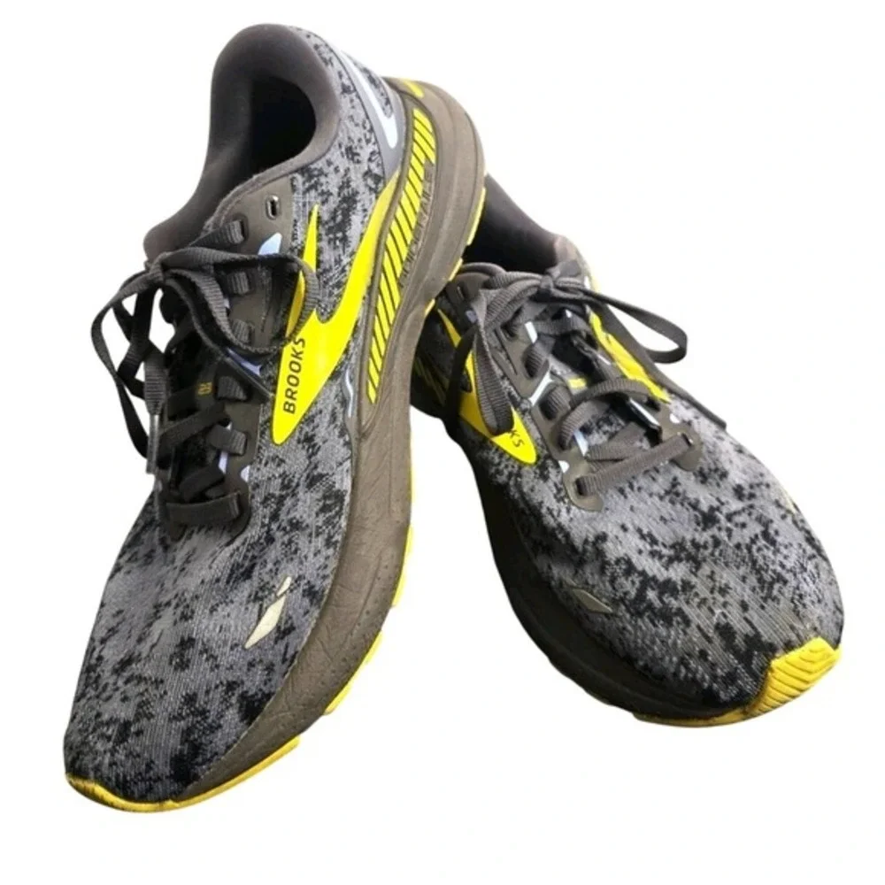 Brooks Adrenaline GTS 23 Mens‎ Size 8.5 Running Shoes Nine Iron Folkstone Grey