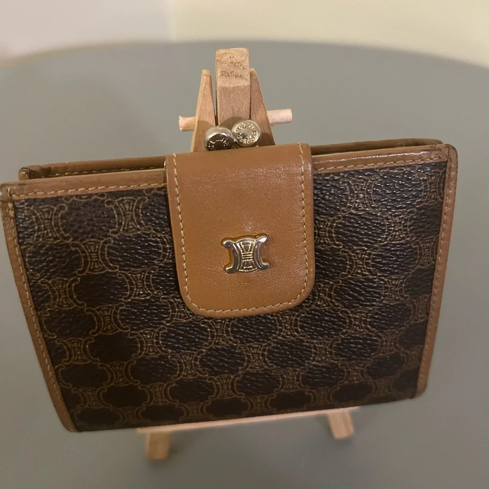 Celine wallet dark