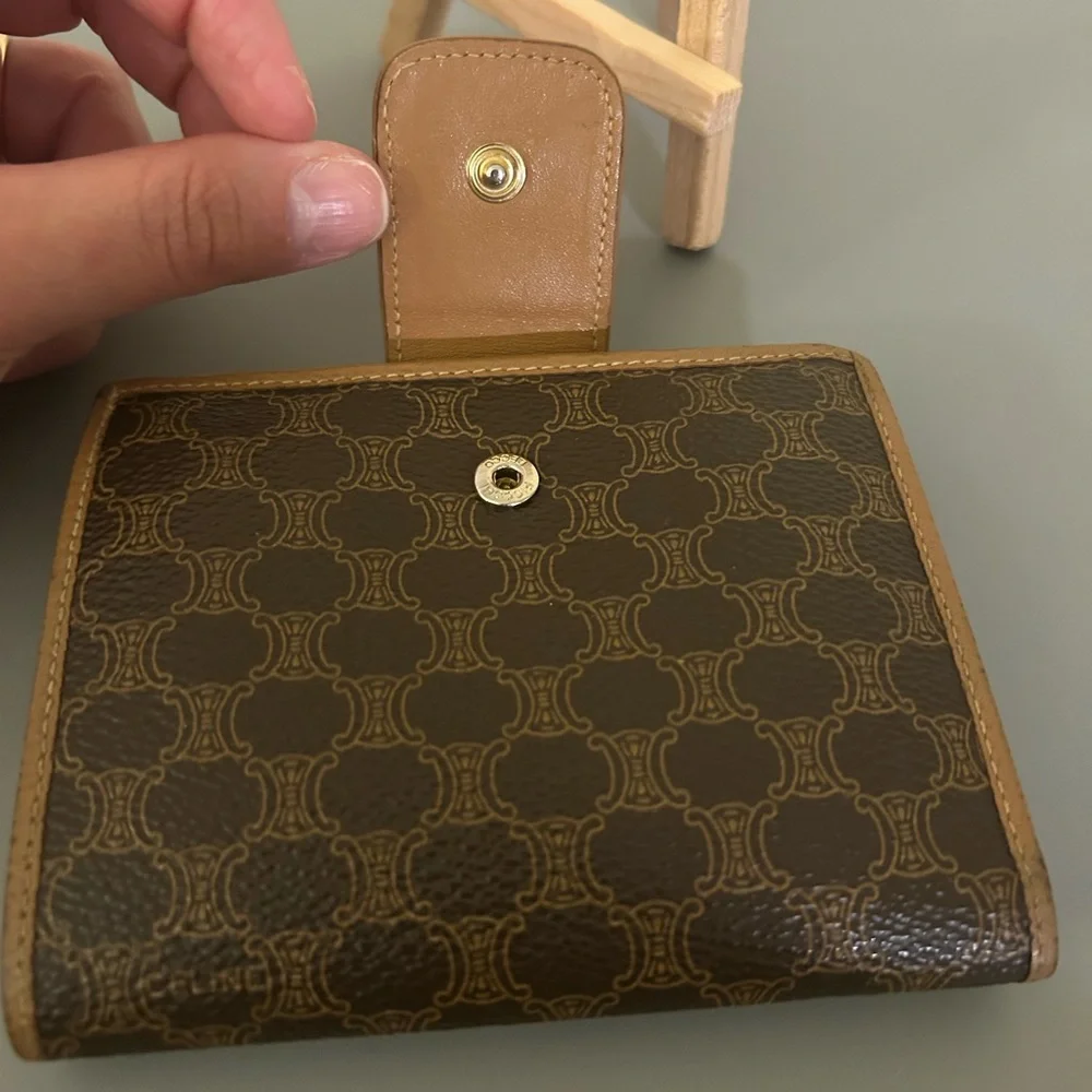 Celine wallet dark