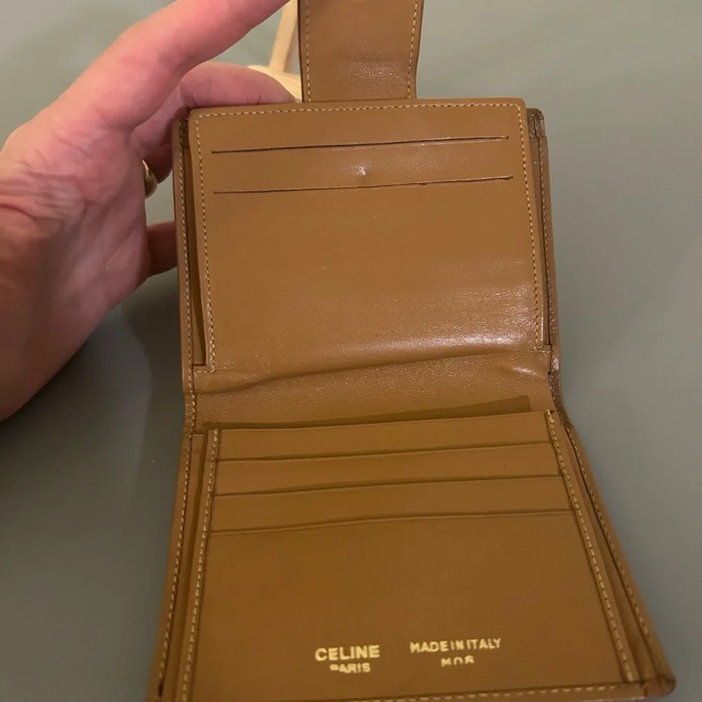 Celine wallet dark