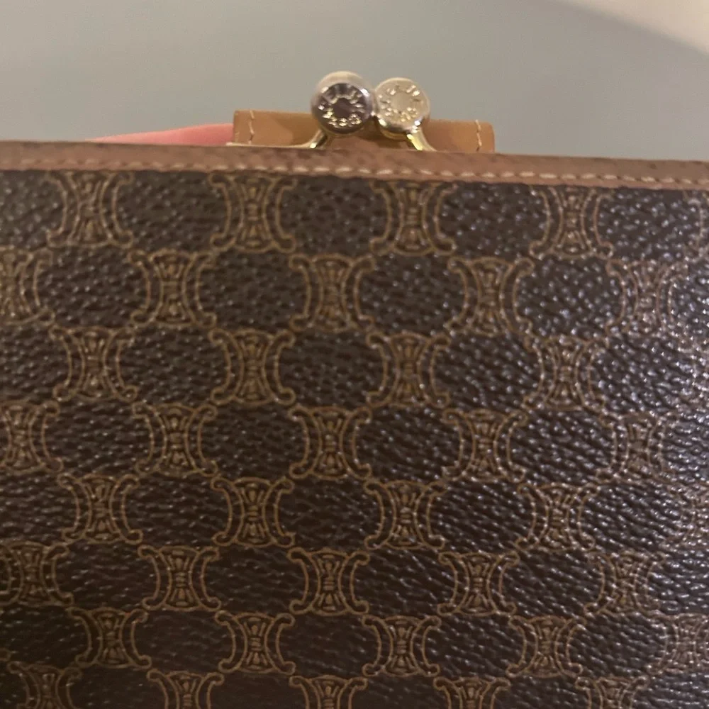 Celine wallet dark