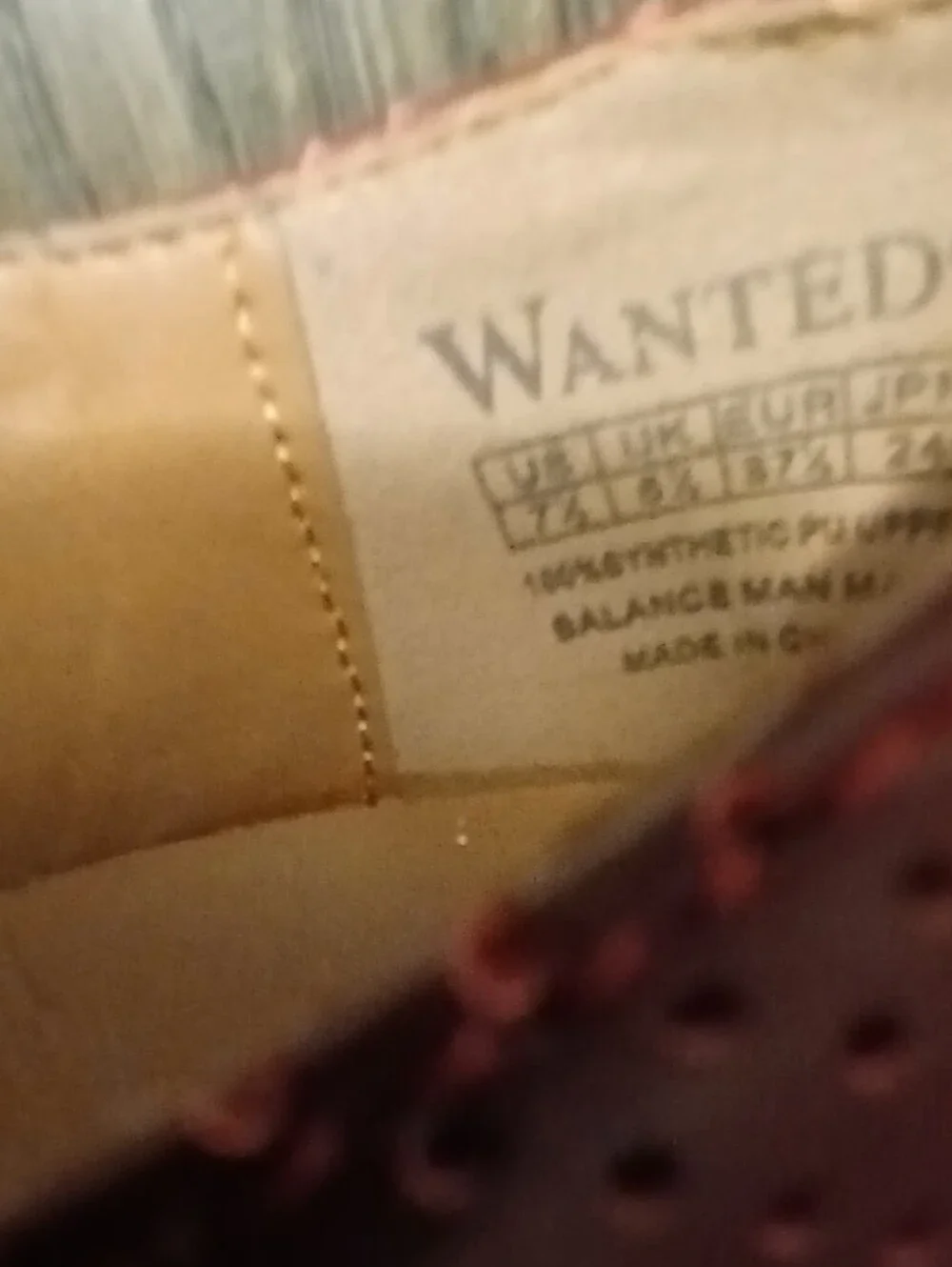 Wanted selected region