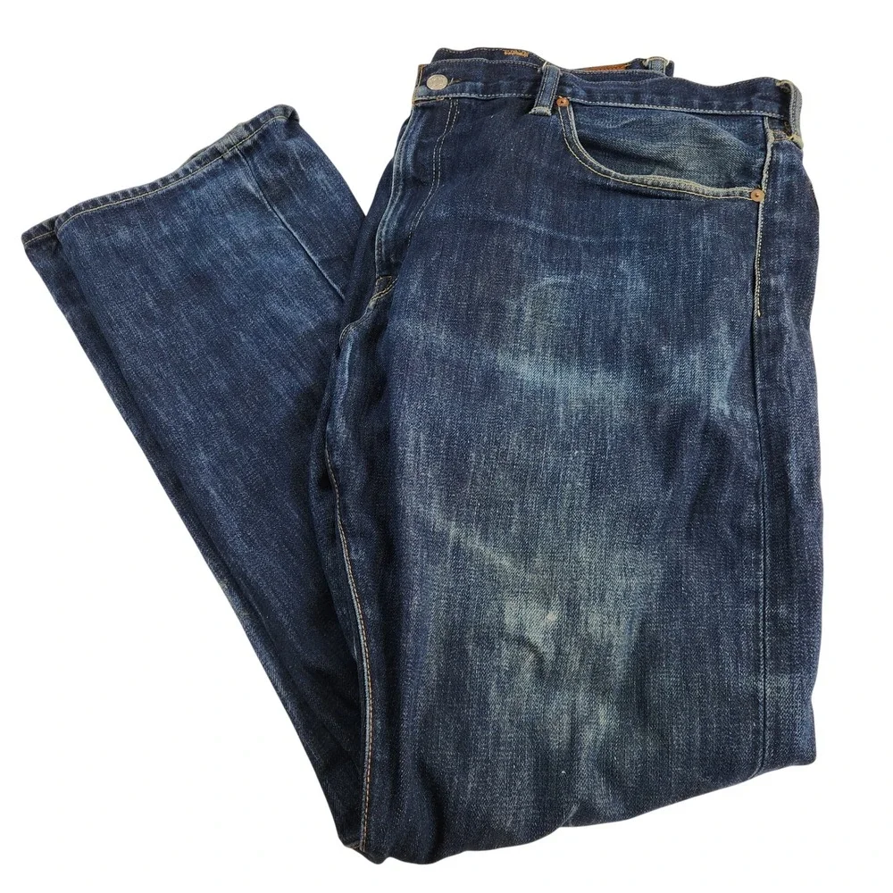 Polo Ralph Lauren Slim Fit Authentic Denim Mens Blue Jeans 40x32 Cotton 175/102C