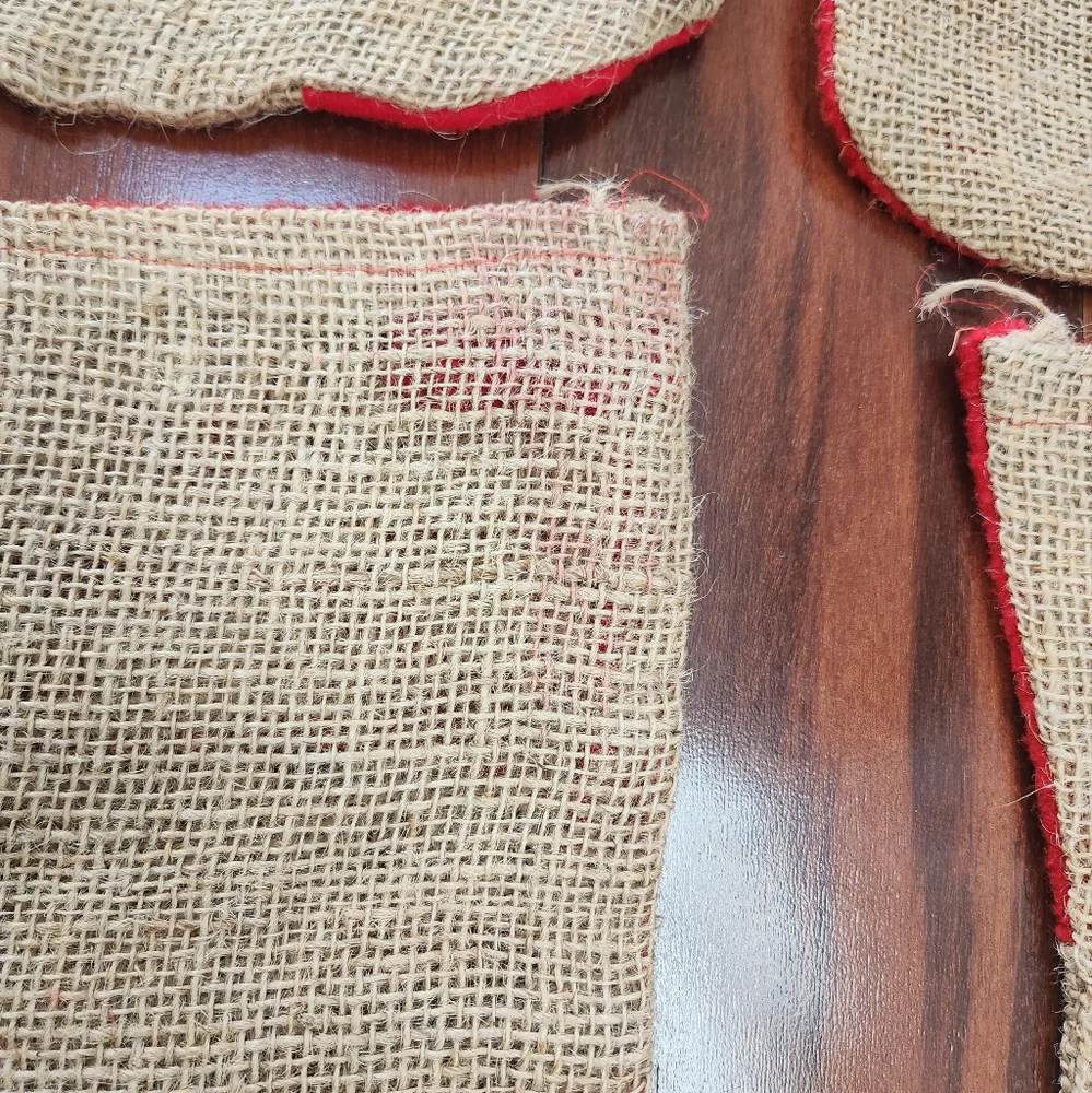 N/A set burlap