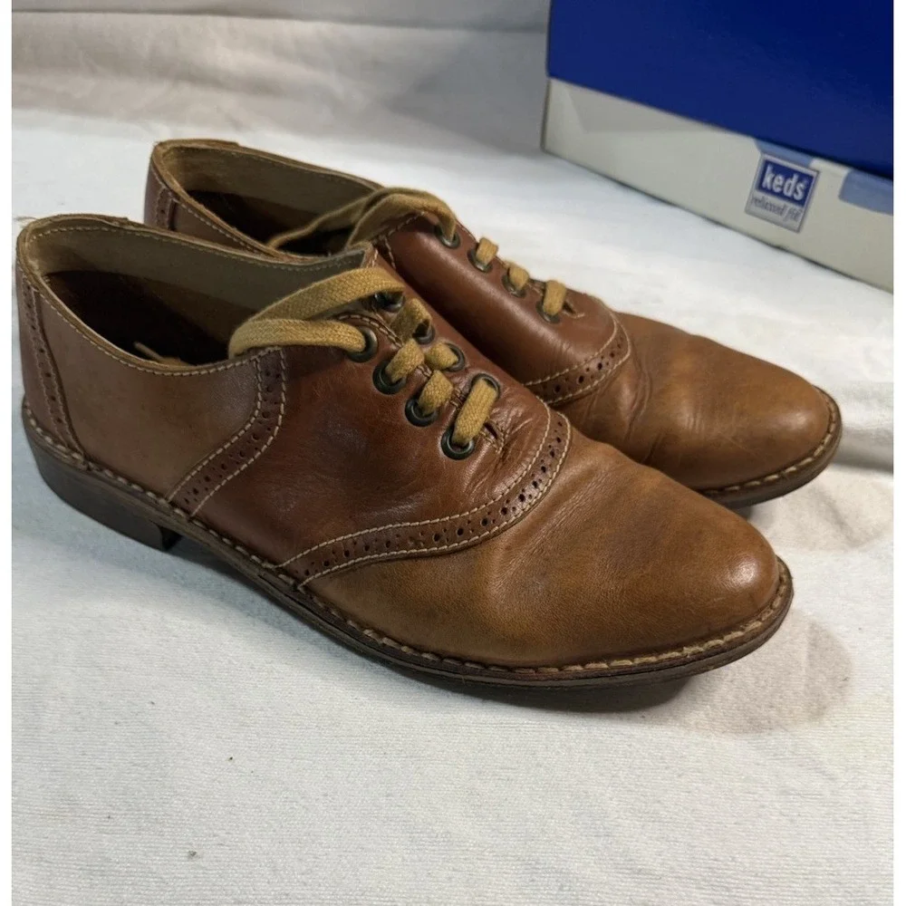 Bed Stu Regal Brown Leather Oxford Shoes Men's Size 8‎ Lace Up Handmade Brazil