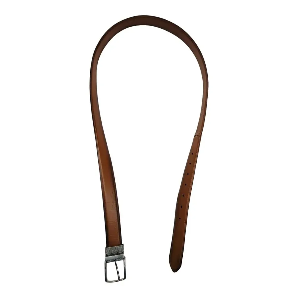 Tommy Hilfiger Mens Reversible Belt Brown Black Size 46-48 Big & Tall Dress