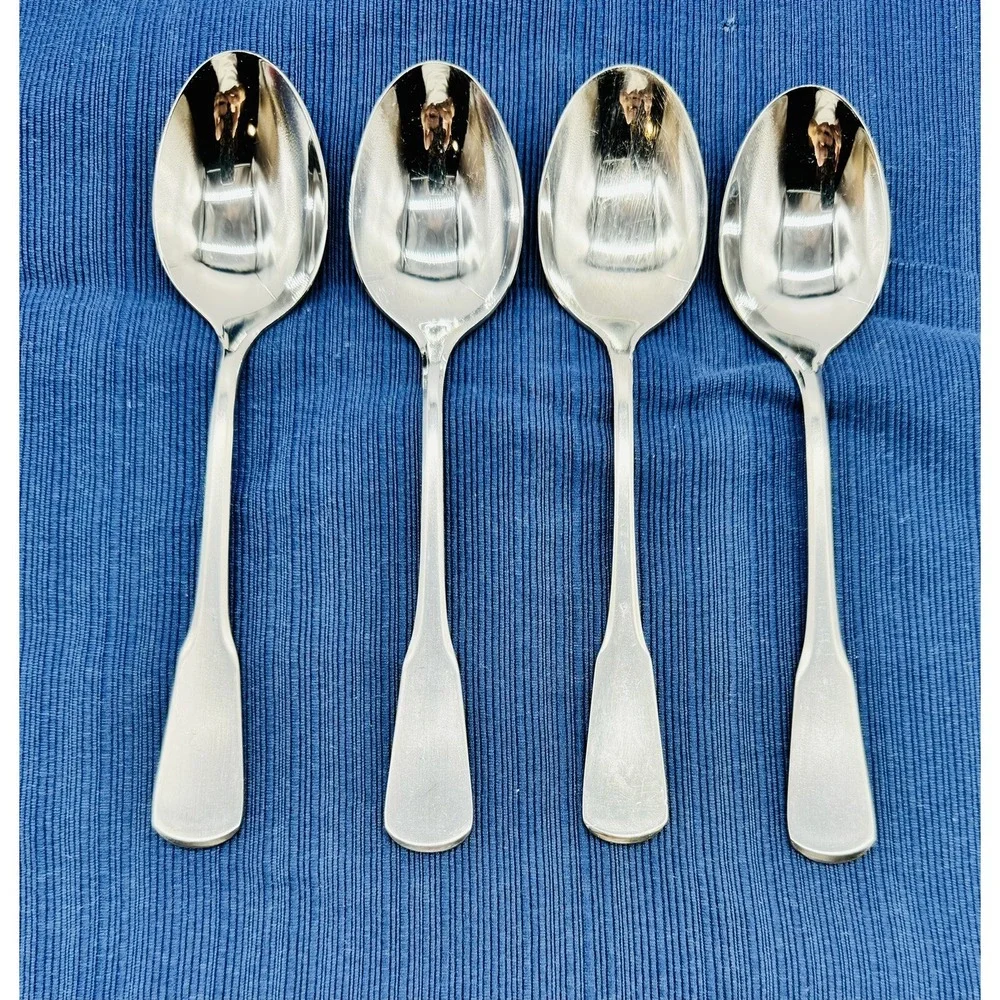 Oneida Colonial Boston Minute Man Stainless Soup Place Spoon‎ 6 3/4