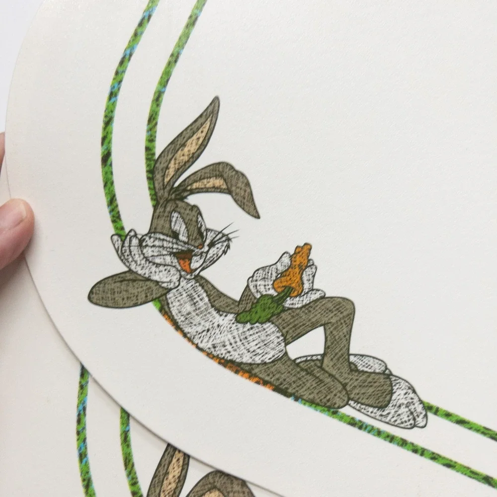 Vintage Warner Bros Looney Tunes Bugs Bunny Placemat Set‎ 90s Cartoon Nostalgia