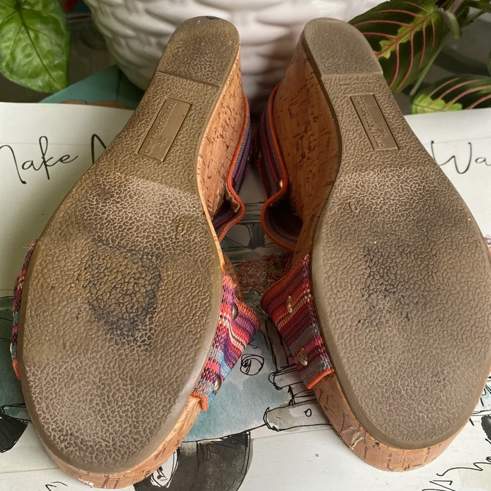 Montego Bay Club plaid wedge