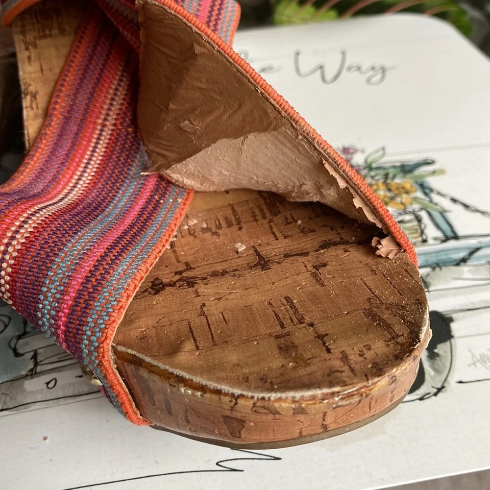 Montego Bay Club plaid wedge