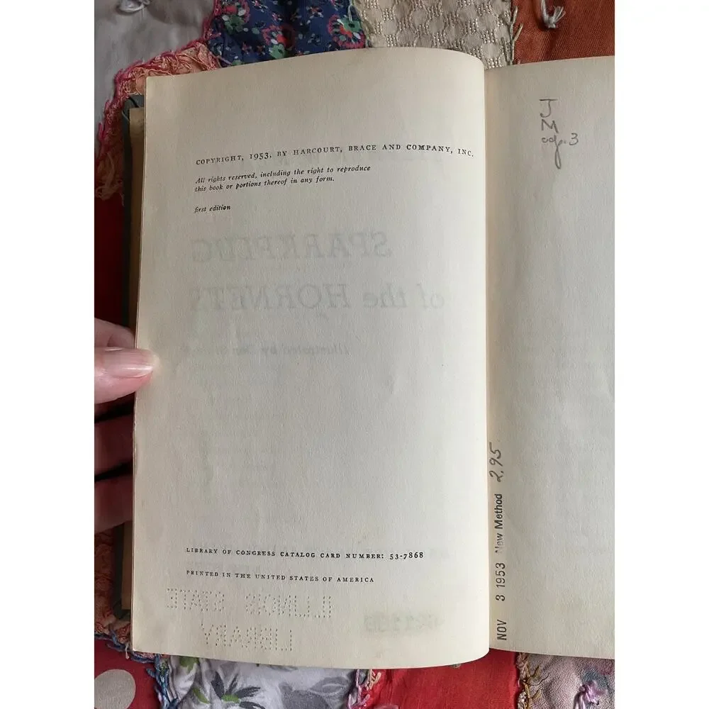 Harcourt, brace and Company use overall 1953