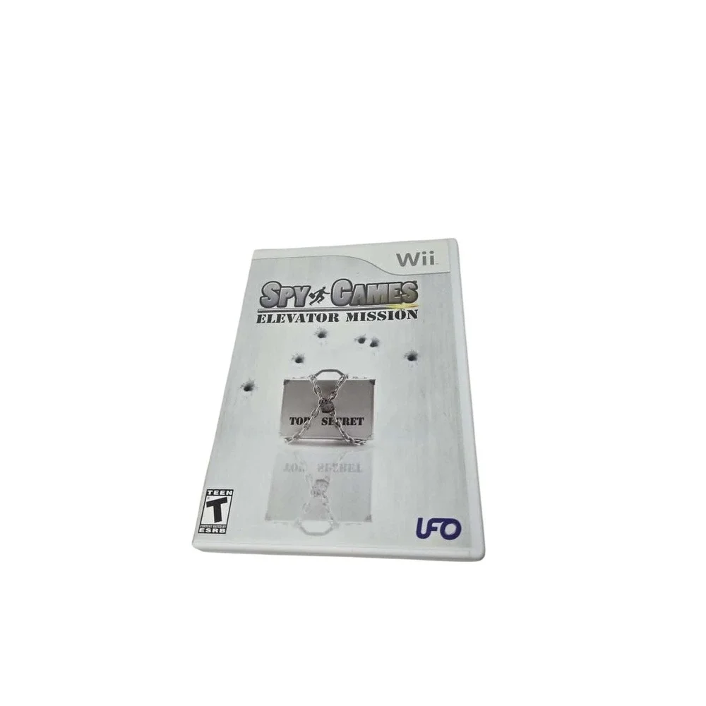 Spy Games Elevator Mission Nintendo Wii Complete CIB Stealth Action UFO Games‎