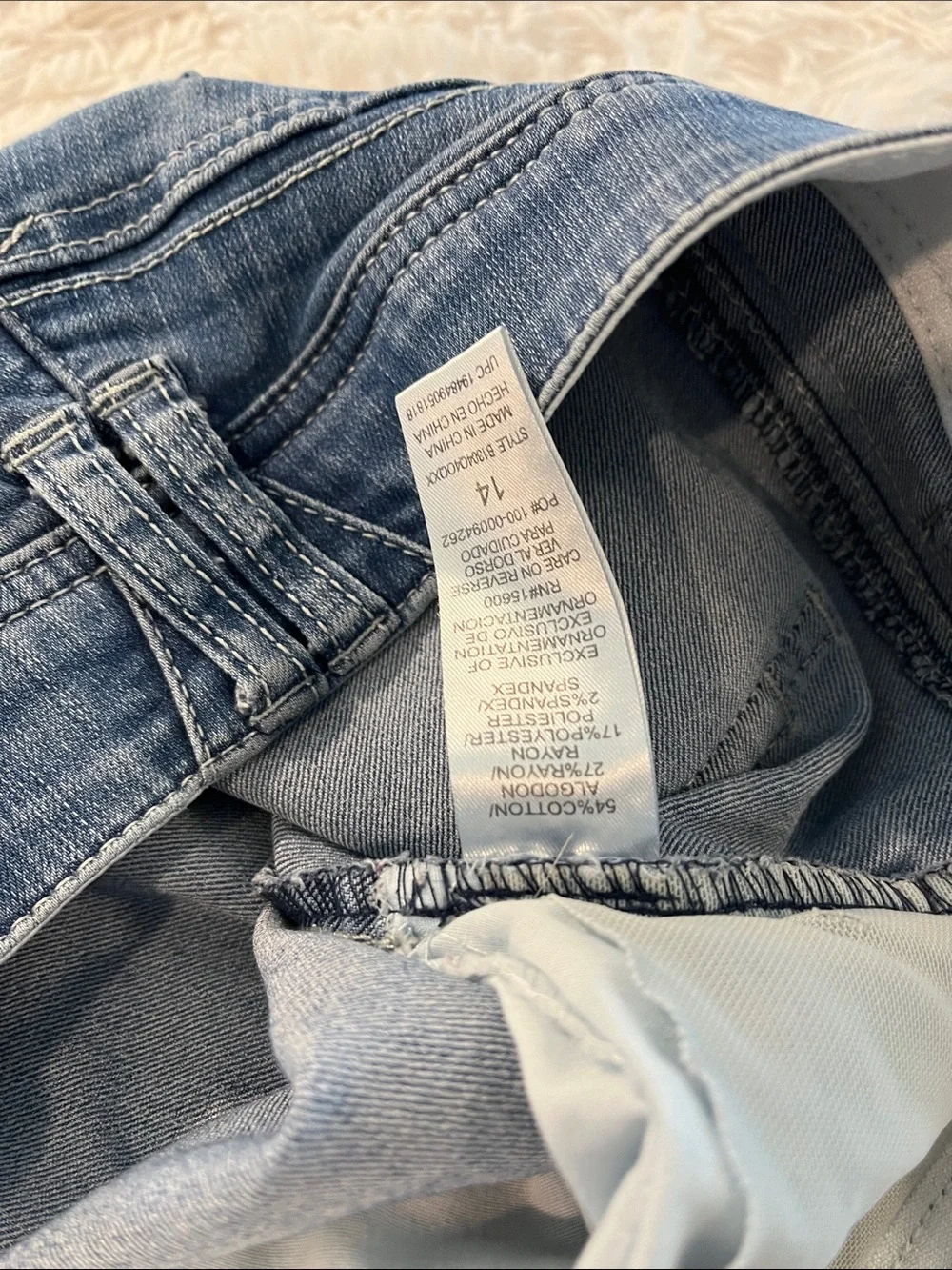 Democracy jeans size