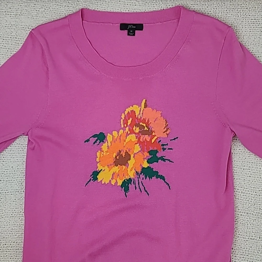 J. Crew crew embroidered