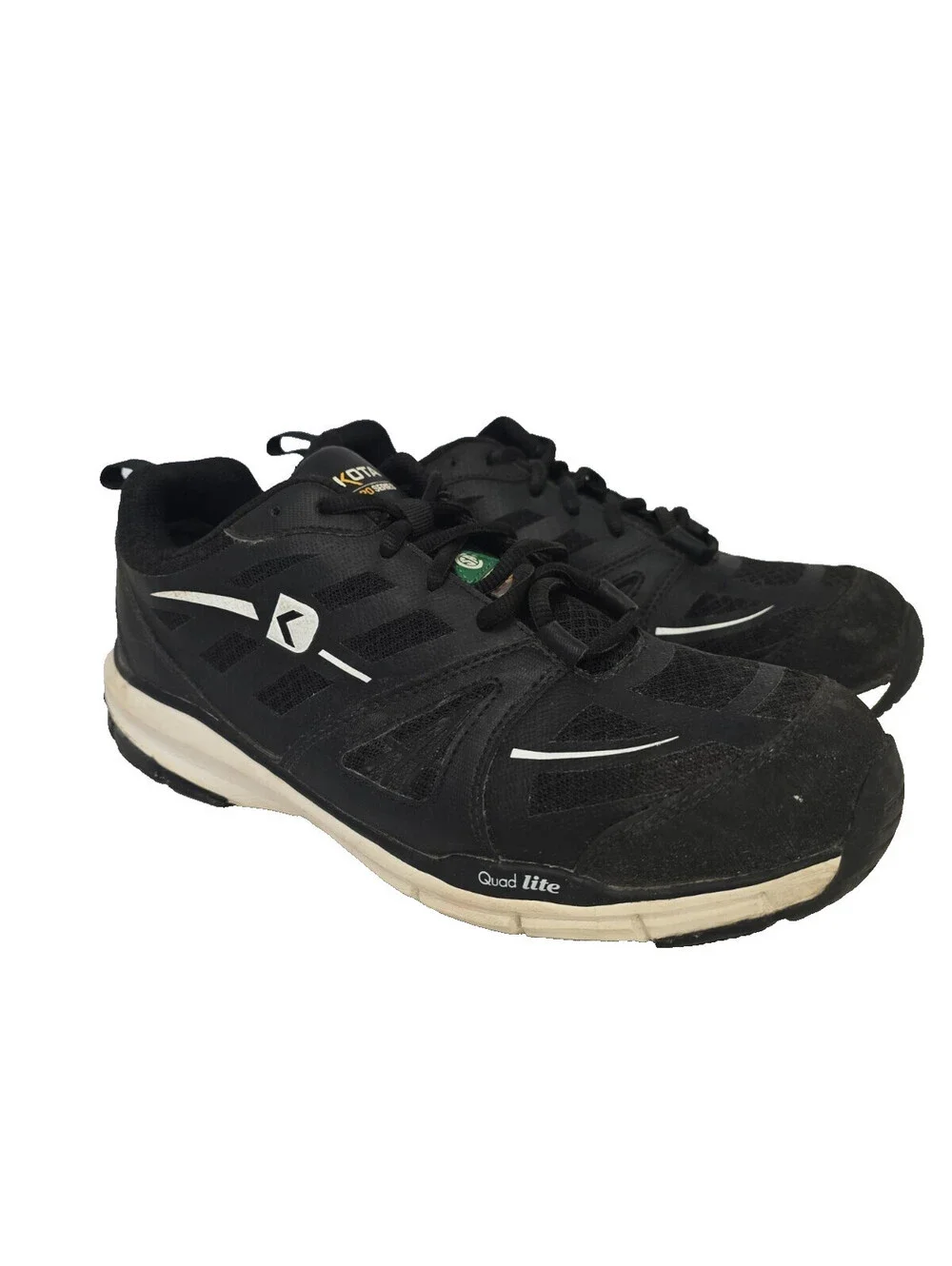 DAKOTA Men's 3603 ATSP Quad Lite Athletic Work Shoes Black Size 8.5M