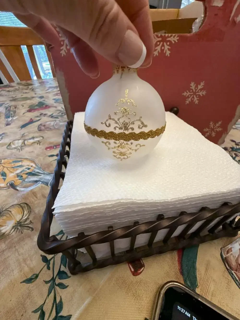 Krebs frosted white