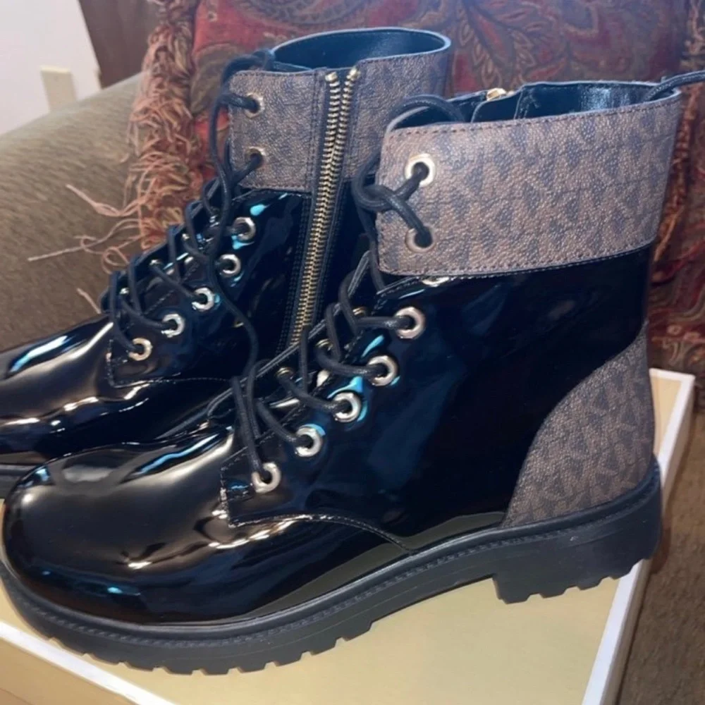 Michael Kors Brown and Black Boots