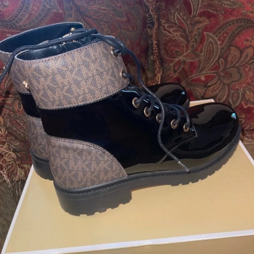 Michael Kors Brown and Black Boots