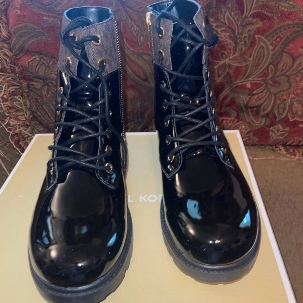 Michael Kors Brown and Black Boots