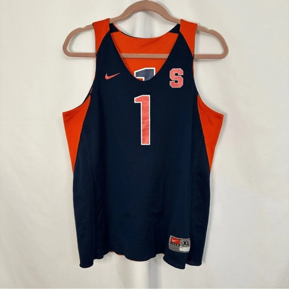 Nike Jersey Syracuse #1 Reversible Tank Top Sleeveless NCAA Youth Kids Sz XL‎