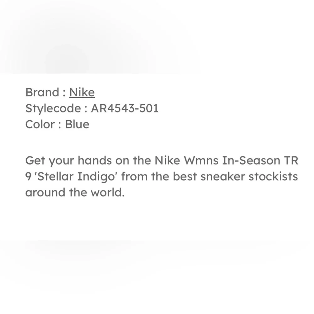 Nike good used
