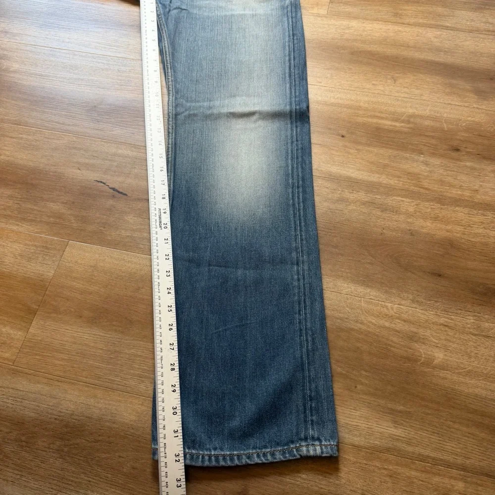 Diesel Larkee‎ Jeans Mens 31x32 Blue Regular Straight Leg Distressed Wash 008J4