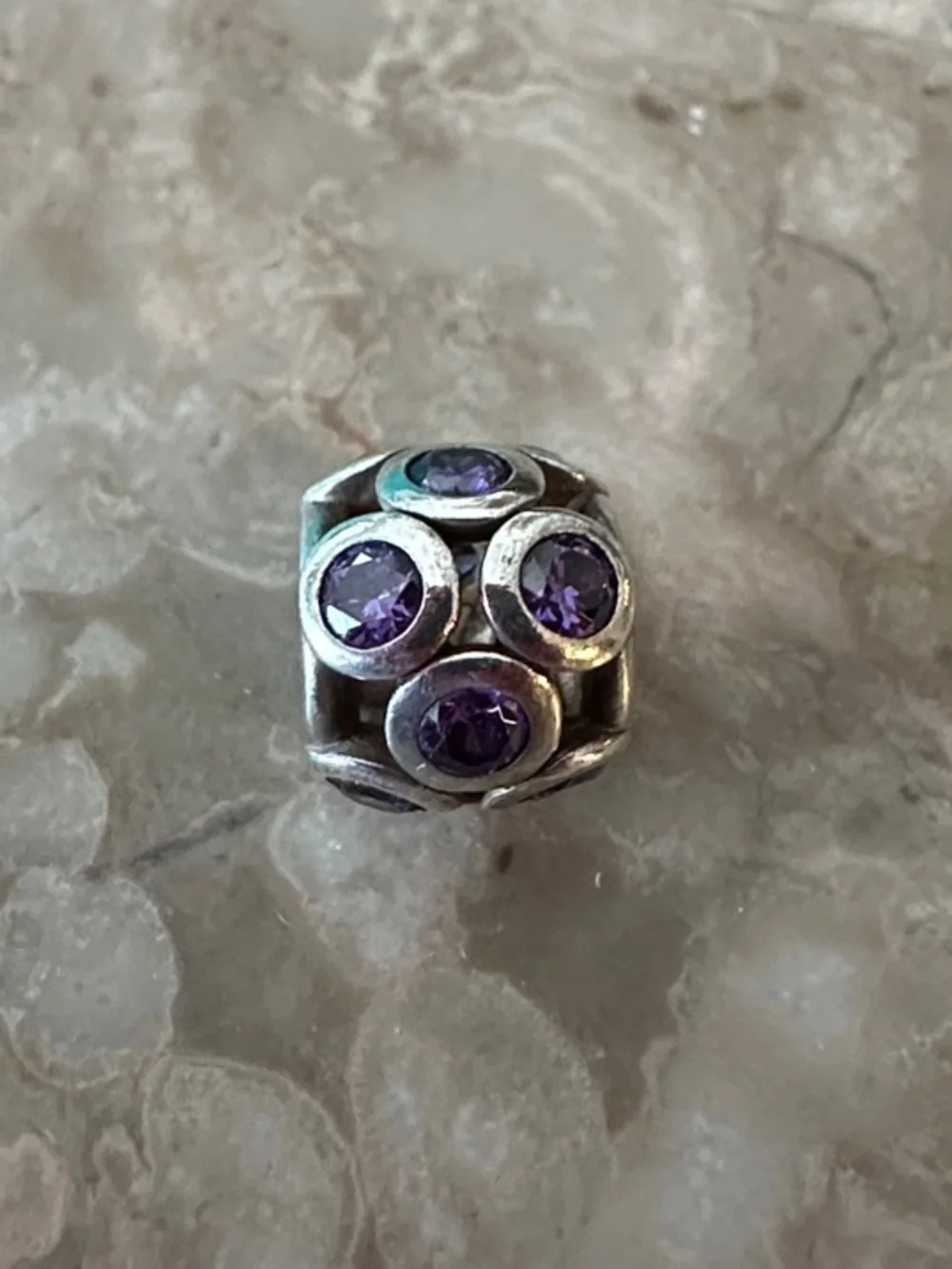 Pandora whimsical lights purple charm