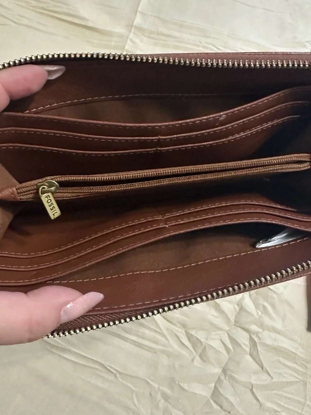 Fossil genuine leather