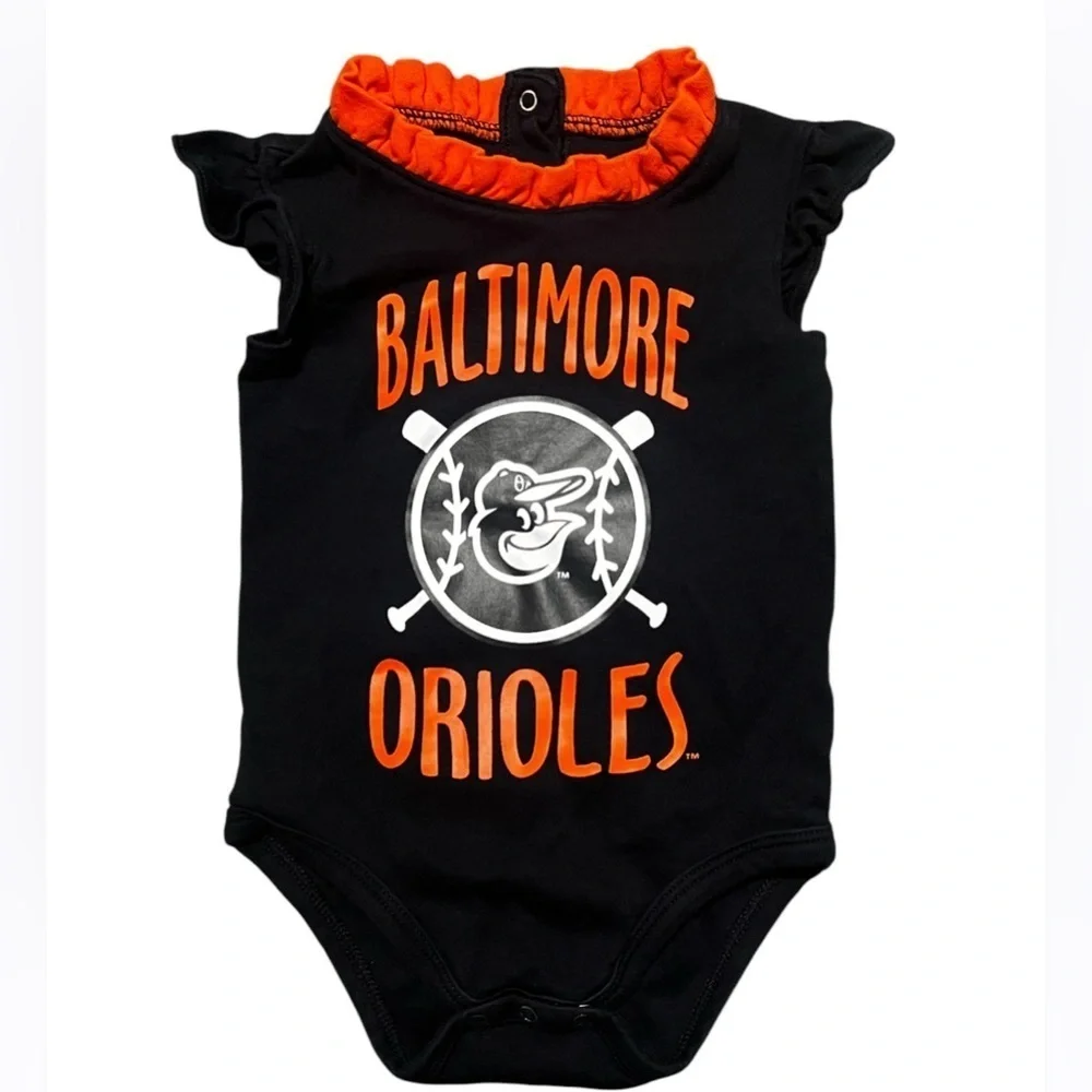 Baltimore Orioles 6/9mo Genuine Merchandise Bodysuit
