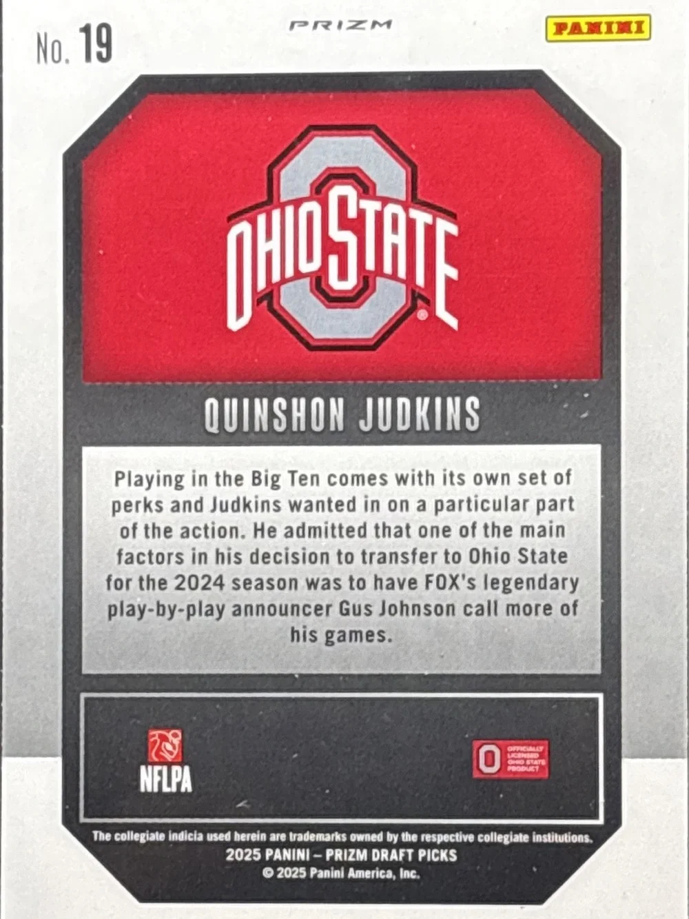Panini prizm new