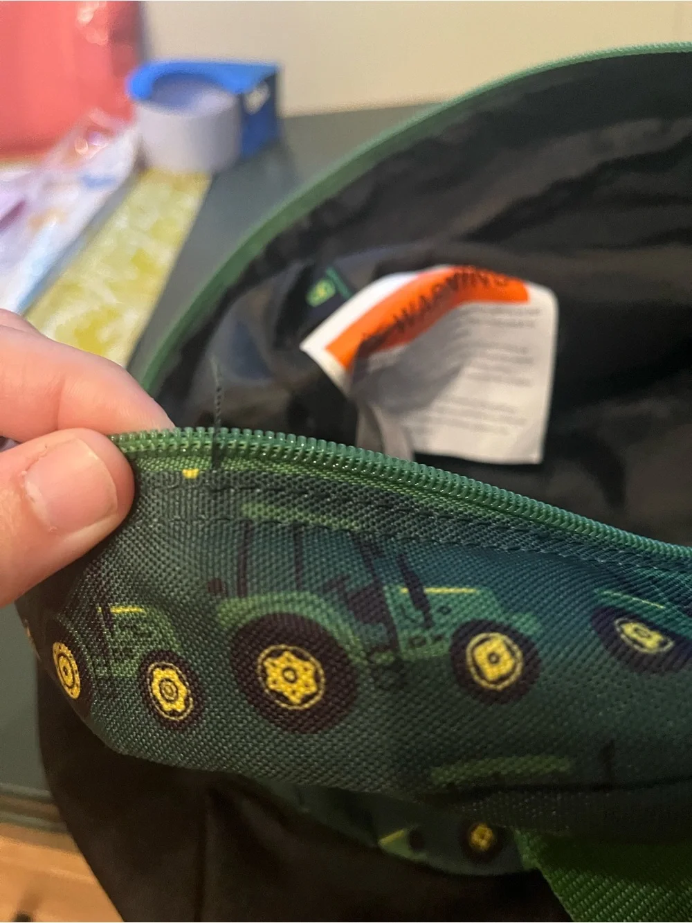 John Deere kids duffel