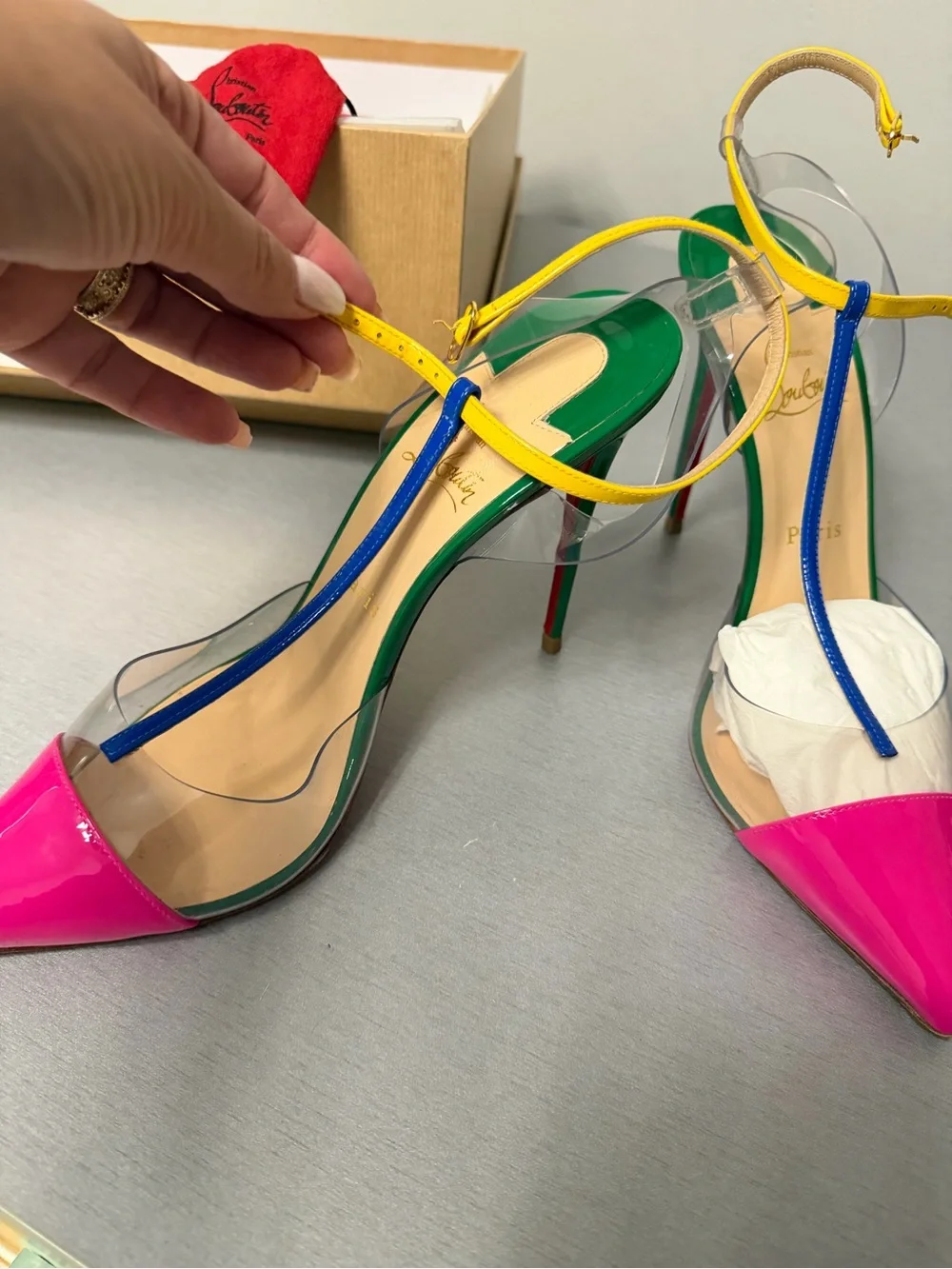 Christian Louboutin vibrant pointed