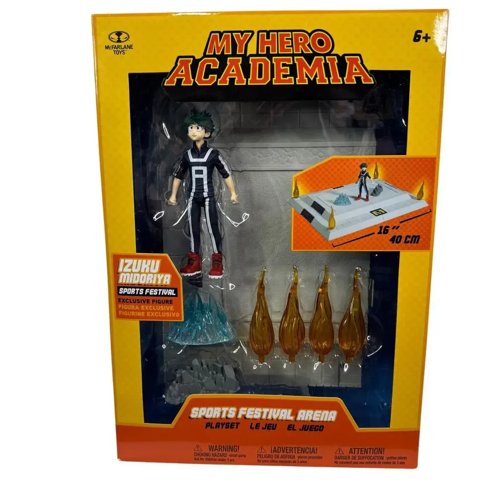 McFarlane My Hero Academia Sports Festival Arena and Izuku‎ Midoriya Playset