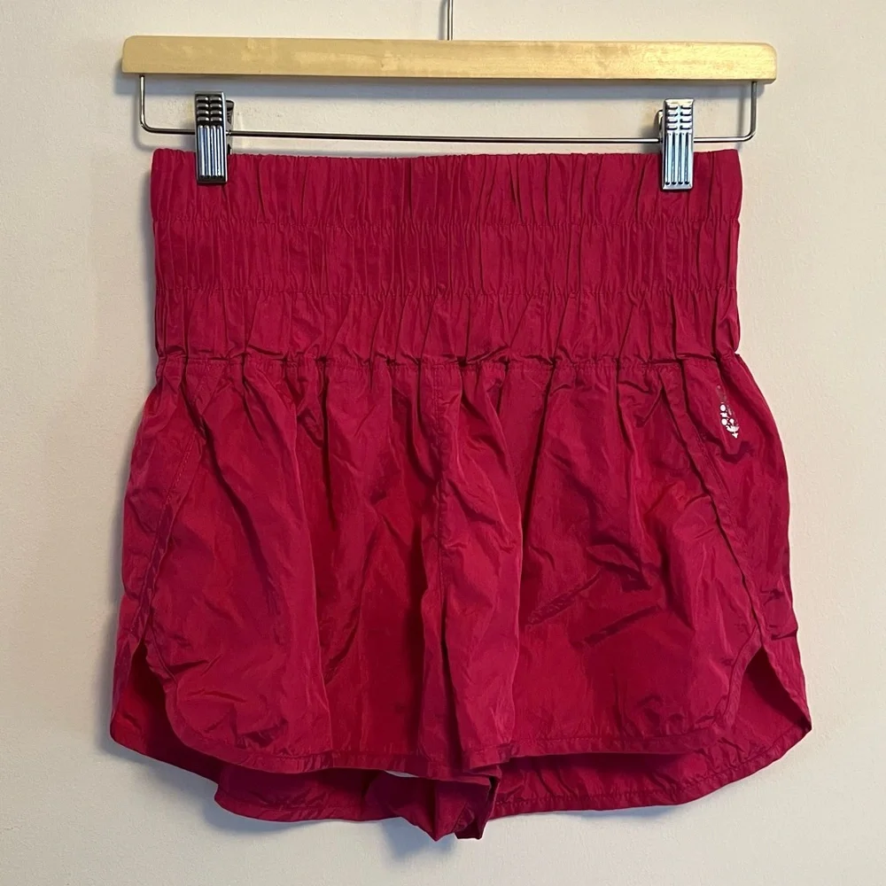 Free People FP Movement The Way Home Running Short High Rise Pink Women Small