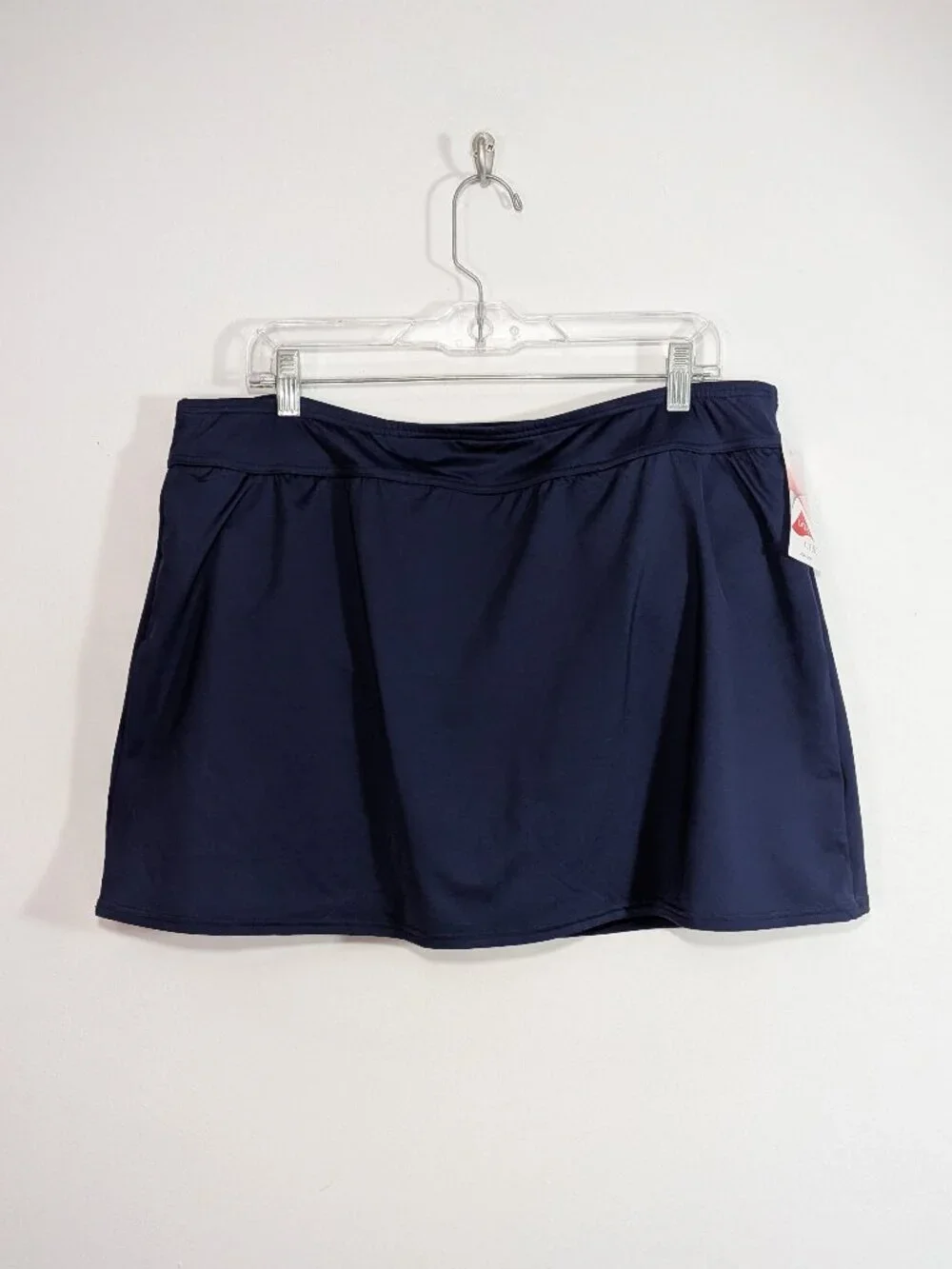 NWT Land's End Swim Bottoms Skirt Bikini Womens 18W Navy Blue
