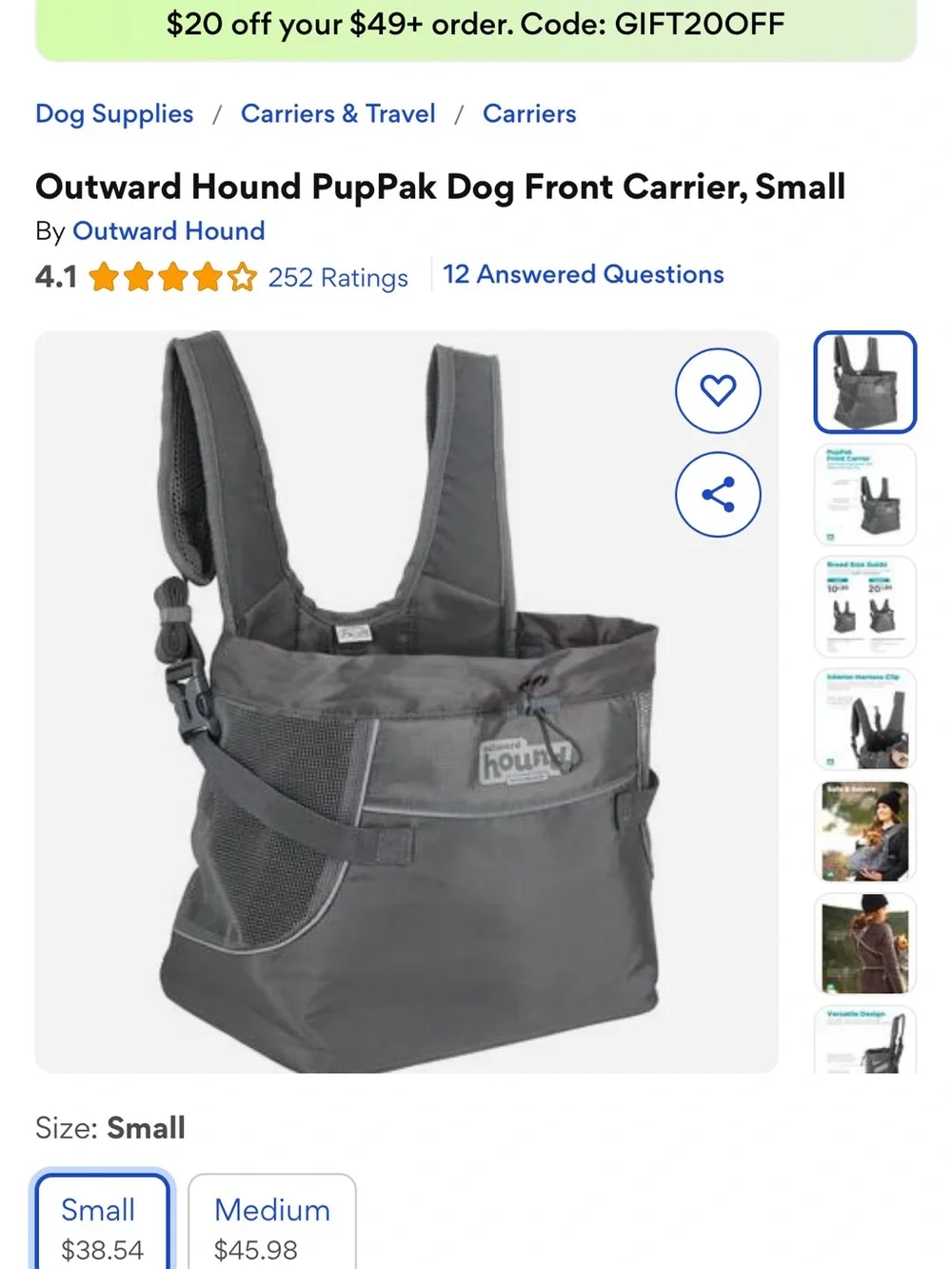 Outward Hound padding straps