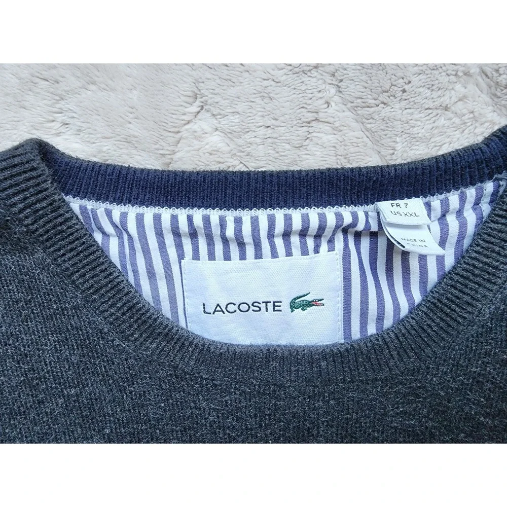 Lacoste charcoal grey