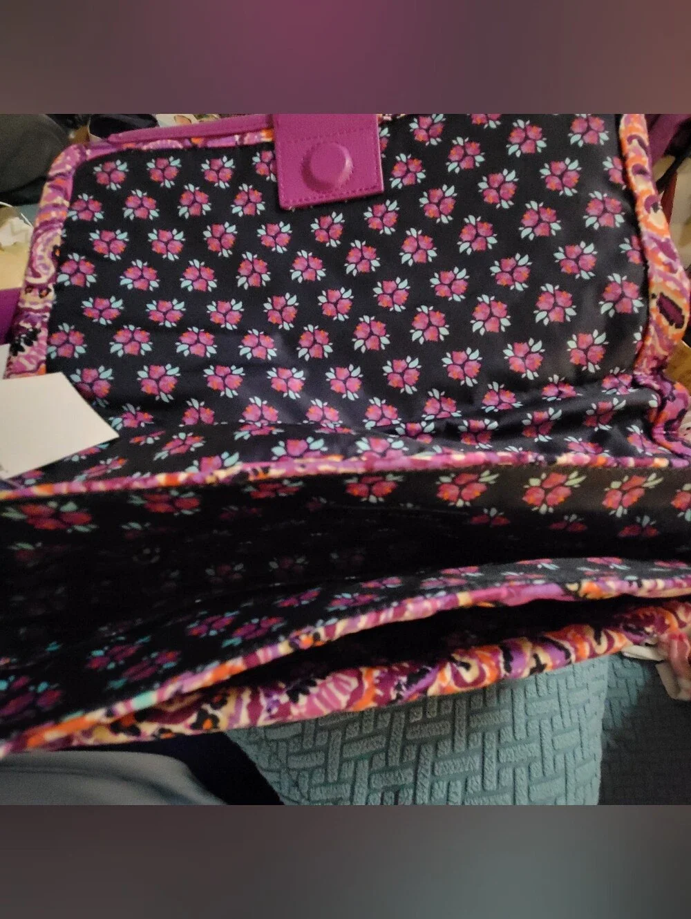 Vera Bradley silver purple