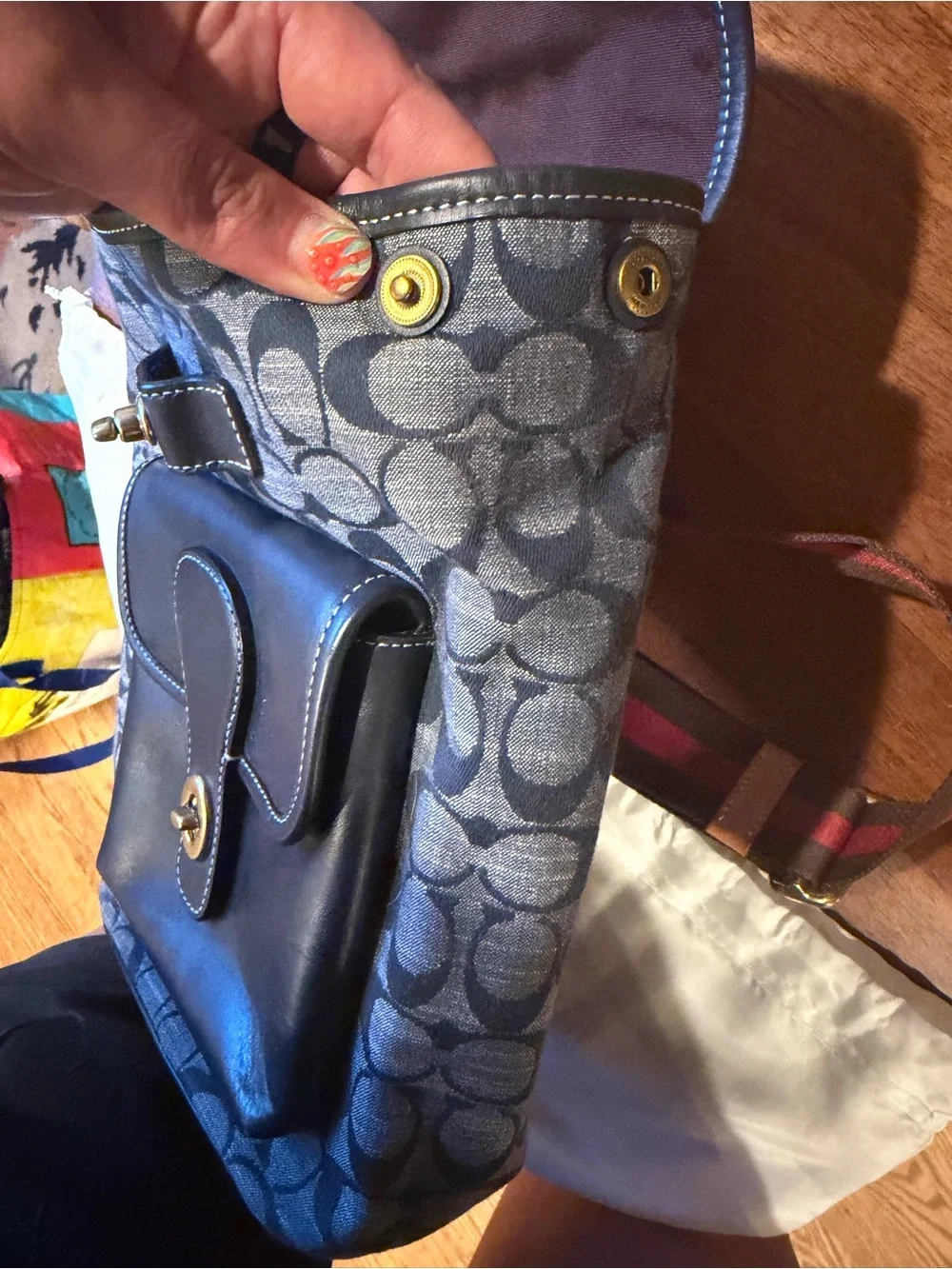 Coach crossbody featuring
