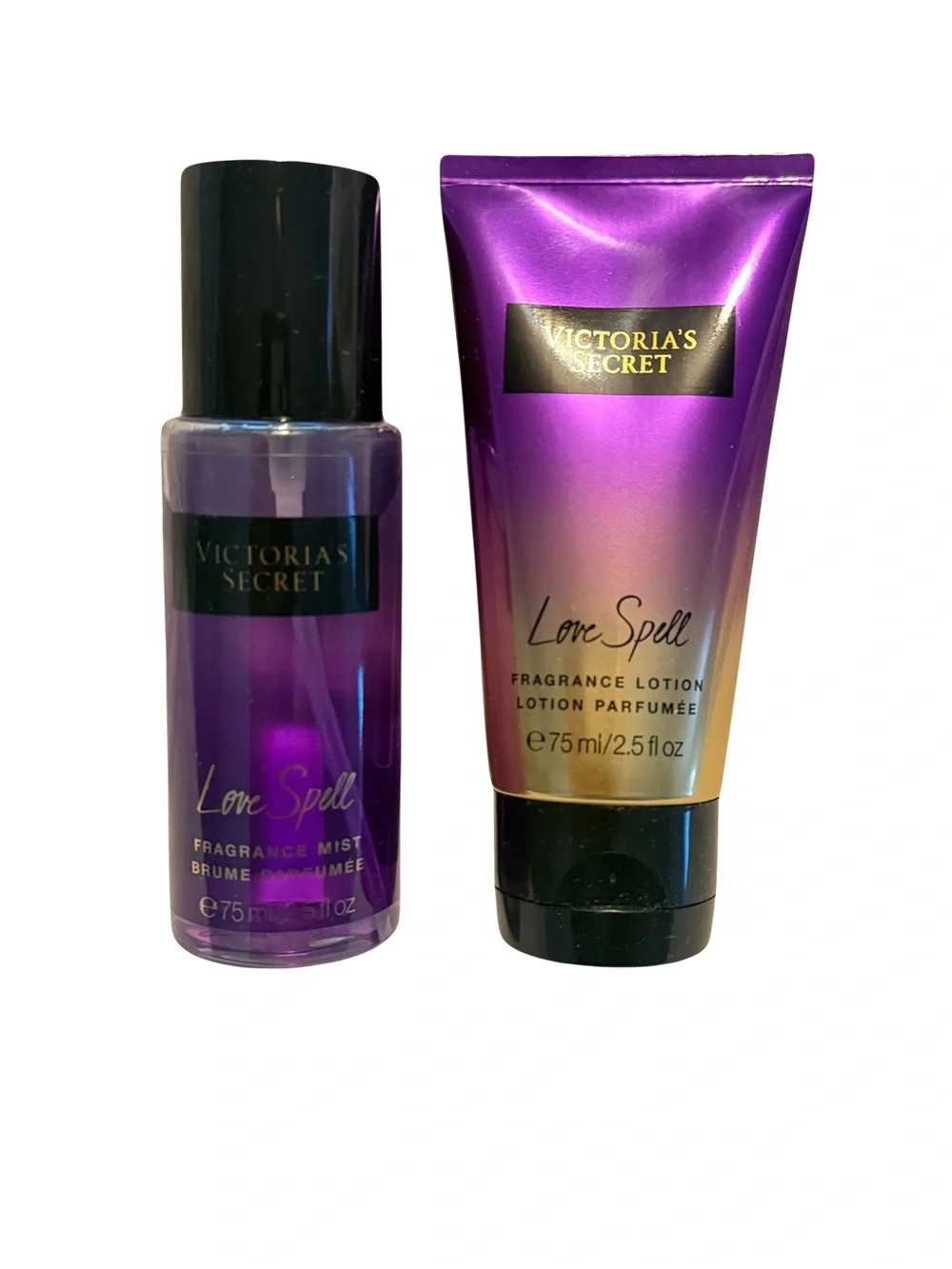 Nu Victoria's Secret Love Spell fragrance and lotion body mist 2.5oz gift