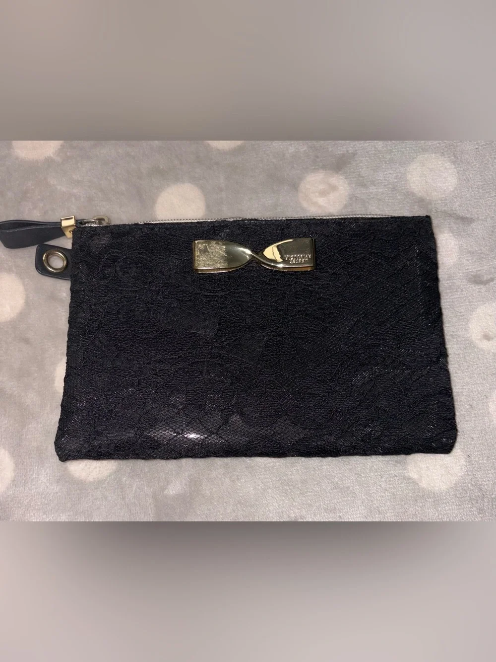 Victoria’s Secret Lace Overlay Clutch Pouch