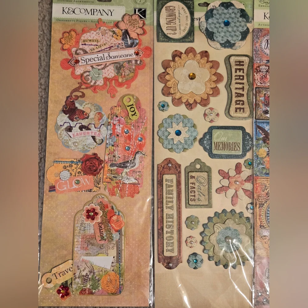 K&Company scrapbook sticker
